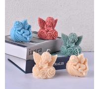 Silicone Angel Molds 2PCS, Epoxy Resin & Wax - DIY Candle Craft for Home & Festival Decoration