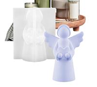 Silicone Angel Mould | Concrete Silicone Mould - Table Ornament Moulding Moulds, For Planners Parties Cement Teachers Art Enthusiasts Holidays Events Theme Workshops Creator Bijo