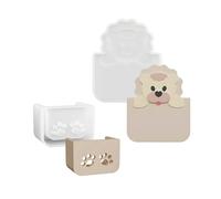 Silicone Animal Basket Empty Plan Jewelry Cast for Crafting Recyclable Baking Soap Flame Making Tool Artistic Basket Pattern Crafting Mold