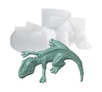Silicone Animal Moulds - Dinosaur Moulds for Epoxy Resin, 3D Animal Candle Mould, Resin Casting, Epoxy Moulds for Candle Making, DIY Crafts, Ornament Mould, Desk Decoration, Halloween