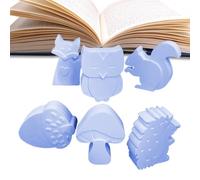 Silicone Animal Moulds - Heat Resistant and Folding Tool with 6 Grids - Soap Moulds, for Resin Cement Baking Soap Making Beginners Home Kitchen