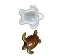 Silicone Animal Shape Mold Resin Cartoon Animal Figurines Easy Release Crafting for Creative Projects Gift Crystal Dripping Mold