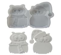 Silicone Animals | 3D Owl Silicone Mould for Concrete | Multipurpose Accessory for Crafts | For Wax Cement Decorations