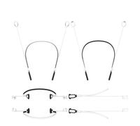Silicone Anti-Loss Lanyard Strap for Sony WF-1000XM6 Earbuds, Soft Lightweight Comfortable Sports Accessories (White)