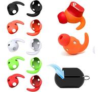 Silicone Anti-Slip Ear Hooks for Beats Studio Buds - Replacement Earbud Covers, 5 Pairs (5 Colors), Secure Fit, with Storage Pouch