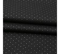 Silicone Anti Slip Fabric 1.5m Wide with Rubber Dot Non Slip Material for Baby Soles, Sofa Cushions, DIY Craft Projects, 150CM x 100CM(Black)