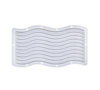 Silicone Arch Door Molds Striped Pattern Epoxy Resin for Cup Pad Home Ornaments Tray Striped Tray Mold Arch Shaped Mold