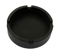 Silicone Ash Tray - Black Round Shape Cigarette Ash Tray Holder