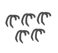 Silicone Auricle Corrector Tool 5 Pairs for Baby Ear Support | Black Protective Earhook Set, Skin-friendly Newborn Fit, Ear Cartilage Corrector, Easy to Store