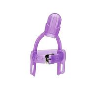 Silicone Baby Finger Protector Thumb Sucking Stop Finger Silicone Adjustable Thumb Sucking Finger Protector Biting Teether for 1- 5 Years (Purple)