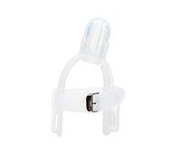 Silicone Baby Finger Protector Thumb Sucking Stop Finger Silicone Adjustable Thumb Sucking Finger Protector Biting Teether for 1-5 Years (Clear)