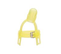 Silicone Baby Finger Protector Thumb Sucking Stop Finger Silicone Adjustable Thumb Sucking Finger Protector Biting Teether for 1- 5 Years (Yellow)