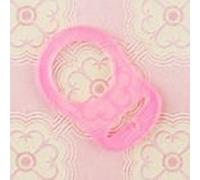 SILICONE BABY MAM RINGS/DUMMY CLIPS ADAPTER {pink}