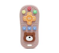 Silicone Baby Teething Toy - Remote Control Shaped Teether for Infants & Toddlers, BPA-Free, Freezable & Dishwasher Safe, Soothes Gums, Easy to Hold, Sensory Toy for 3-18 Months