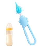 Silicone Baby Washing Machine Brush - Pacifier Brush, Silicone Nipple & Bottle Cleaner | Long Handle Cleaning Flange Soft Flexible Scrubber Wash Tool Kit