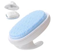 Silicone Back Scrubber Built-in Soap Reservoir Anti Slip Silicone Scrubber