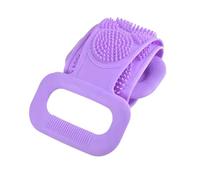 Silicone Back Scrubber - Soft Double-Sided Massage Band Brush, 70 cm La | Flexible silicone shower brush with massage nubs and handles, body care, skin-friendly bath strap for daily cleaning