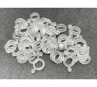 Silicone Bait Bands For Fishing Carp Match General -Small -Medium-Large (40, Medium)
