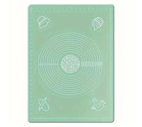 Silicone Baking Mat 1PC Silicone Pastry Mat, Non Stick Baking, Counter, Board Rolling Dough(Green,50x40cm)