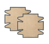 Silicone Baking Mat, 2pcs Bread Loaf Pan Liners 36x39.6cm Non-Stick, Dough Transfer Tool Irregular Baking Mat Reusable Sheets