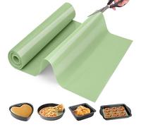 Silicone Baking Mat Roll - Best German Silicone - Heat Resistant Baking Macaron Bread Mat, Non-stick Pastry Mat, Reusable Dough Rolling Mat 12IN -6FT