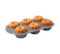 Silicone Baking Molds | 6 Cavities Easy Release Baking Utensils - Reusable Silicone Baking Molds, for Cakes, Chocolate Candies, Gelatin, Cookies, Dessert Home C