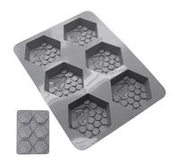 Silicone Baking Moulds for Baking, Heat Resistant Baking Accessories with 6 Cavities, Silicone Chocolate Moulds, for Soap, Jellies, Cakes, Pancakes, Dessert