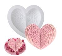 Silicone Baking Moulds - Heart with Wings Silicone Mould, Nonstick Tool for Baking Special Occasions Friends and Couples