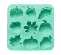 Silicone Baking Moulds, Pumpkin Maple Leaf Silicone Food Moulds - Autumn Decorative Shaper Craft Supplies Thanksgiving Halloween Holidays Cake Chocolate Soap Candle Use Autumn Inspired
