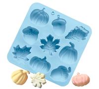 Silicone Baking Moulds with Figures - 9 Compartments Muffin Mould Made of Silicone for Cupcakes, Baking Accessories for Crafts, Autumn Decoration, Sweets, Arts and Crafts, Autumn Cakes, Soap, Dessert