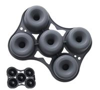 Silicone Baking Pan - Baking Cake Shape | Non-Stick Reusable Poup Bagel Accessories for Brownies, , Cakes, Pastries, Muffins, Desserts, Cooking & Cooking