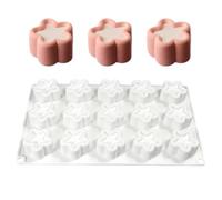Silicone Baking Tool for Making Star Shaped Decorations, Silicone for Cement Clay Soap Jelly Pudding Muffin Candy