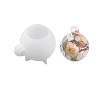 Silicone Ball Charm Mold for Epoxy Resin Layered Pouring Design Sphere Shape Pendant Jewelry Making Supplies Silicone Molds for Resin Art Decorations