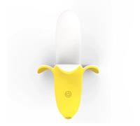 Silicone Banana Shape Electronic Dildo Vibrator - Multi-Function G-Spot Dildo Vibrator with 12 Intense Vibrating Modes, Waterproof & Whisper-Quiet Female Vibrator