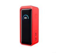 Silicone Base Case for Prime Power Bank 9600mAH 65W Portable Charging Device Maintaining Native Button Response and Fit (Red)