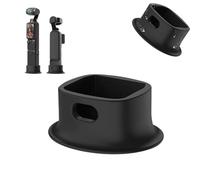 Silicone Base for Osmo Pocket 4, Protective Cover Stand for Pocket 4, Nonslip Soft Stable Anti Scratch Desktop Camera Mount Support Base Accessory with Charging Port Access for Vlog and Video