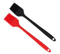 Silicone Basting Pastry Brush, 450°F Heat Resistant Pastry Brush Set, Prefect for BBQ Grill Baking Kitchen Cooking, Strong Steel Core and One-Pieces Design, BPA Free and Dishwasher Safe (2 Pcs)