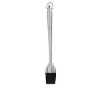Silicone Basting Pastry Brush, Heat Resistant Cooking Brush with Stainless Steel Handle for Barbecue BBQ Grilling (430 Hollow Handle Round Head Large Size)