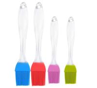 Silicone Basting Pastry Brush Set, Food-Grade Silica, Detachable Head, Soft Bristles, Heat Resistant Oil Brushes, Spread Butter Oil, Kitchen Cooking Baking Grilling BBQ Barbecue Meat, Random Colours