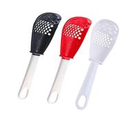 Silicone Basting Spoon, Rice Scoop for Non-Stick Silicone Cooking Spatula and Spoon, Spoon for Cooking, 3 x Kitchen Cooking Spoons, Versatile, Egg Yolk Separator, Hand Tool, Garlic Driver Chef