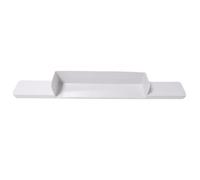Silicone Bath Spout Cover with Suction Cups Kids Bathing Tray Kitchen Sink Edge Protector 76.6 x 9.2 x 6.5 cm Grey - Safety & Fun for Children