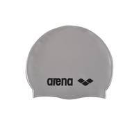 Arena Unisex SWIM CLASSIC SILICONE CAP SENIOR - SILVER/BLACK, Light Bronzer