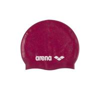 Arena Classic Unisex Recycled Silicone Swim Cap for Women and Men, Intensive Training and Racing Comfortable Long Hair Swimming Hat, Ruby/Multi