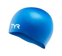 Silicone bathing cap TYR Bleu One size