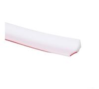 Silicone Bathroom Water Barrier Strip for Shower and Kitchen, Flexible Retention Threshold to Stop Water Overflow in Basin or Floor Areas, Grey/Black/White, 100cm/200cm/300cm/400cm(White-200CM)