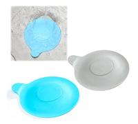 Silicone Bathtub Stopper - 2 PCS Universal Sink & Drain Plug for Bath Tub, Wash Basin, Kitchen Sink (Blue, Grey, 5.1 Inches)