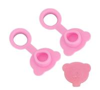 Silicone Bathtub Stopper - 2X Bathtub Replacing Cap with Bear Shape | Plugging Leak Sink Drains for Boring Boys | Room Drain Plug