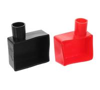 Silicone Battery Terminal Caps Red Black Pair for Car Truck Posts | Protective Insulating Covers, Weather Resistant Design, Helps Prevent Shorting during Engine Bay Maintenance for Automotive