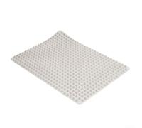 Silicone BBQ Grill and Baking Mat High Temperature Resistant with Unique Pyramid Texture for Optimal Cooking Results (Grey)