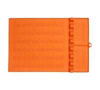 Silicone BBQ Grill Mats - Side Shelf Spatula Tool Pad, Large Holder for Spatula, Suitable for Grilling and Cooking at Home as well as on the Griddle and Worktop in the Kitchen